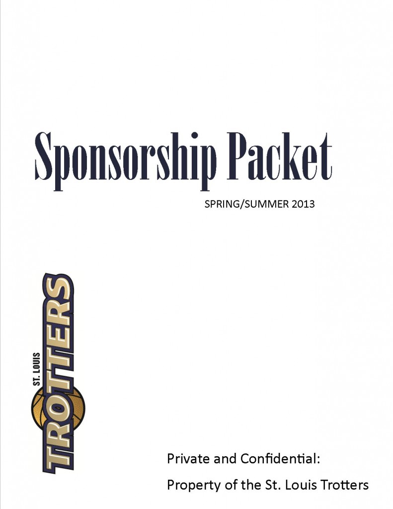 The Saint Louis Trotters are offering sponsorship opporunities!